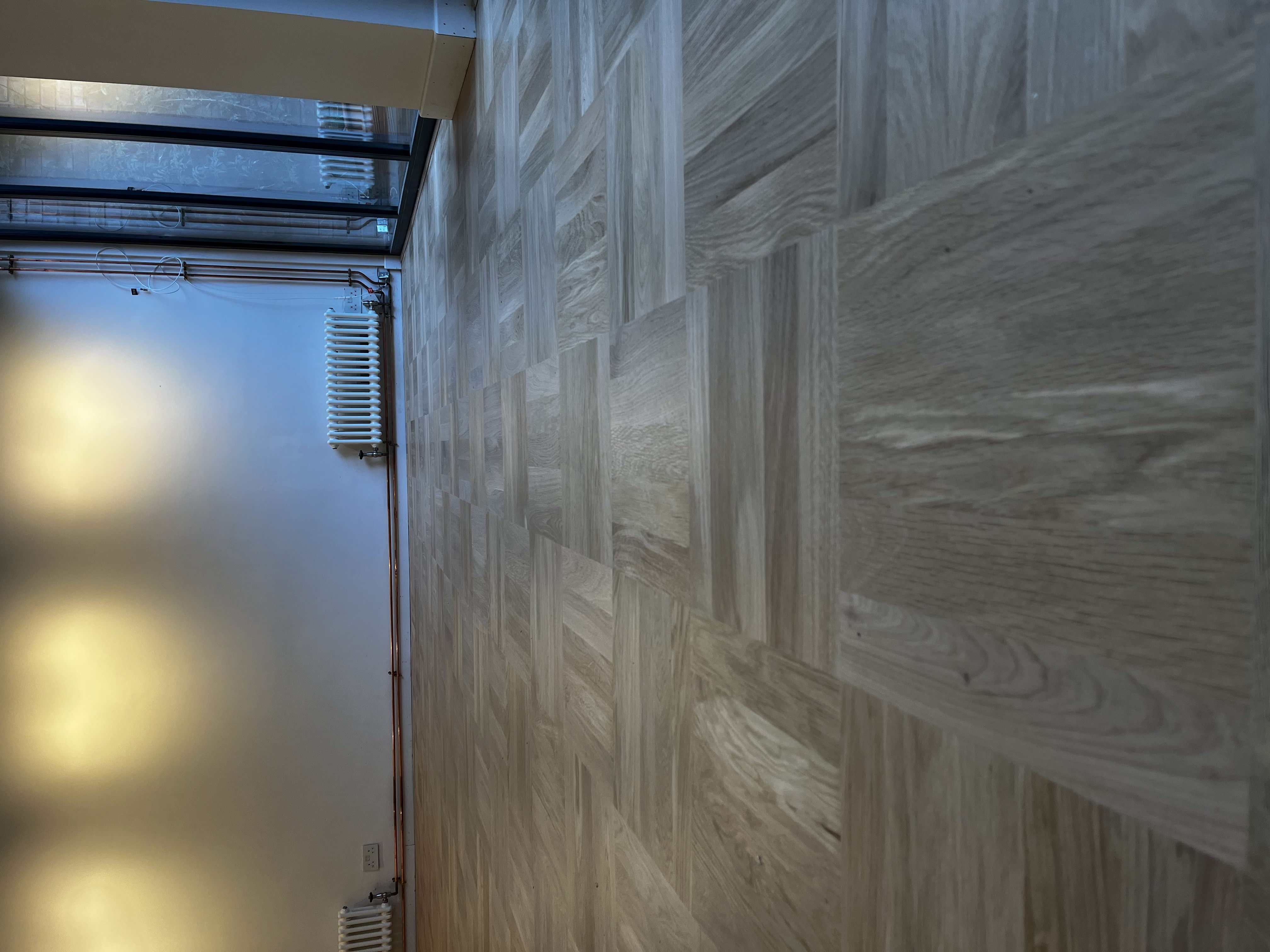 Oak flooring close up Radstock